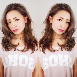 セミロング 斉藤 潤一のヘアスタイル