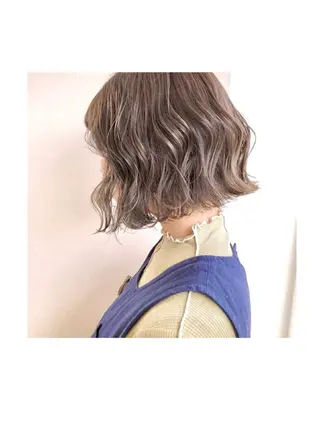 ショート カラー パーマ ワタベ ハヤト/ トップデザイナーのヘアスタイル