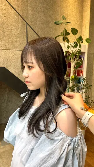 カラー 🍓ダメージレスで 可愛く🍓HINAのヘアスタイル