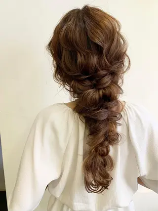 ヘアアレンジ HAIR MAKE Riza所属・谷口 弥生のヘアスタイル