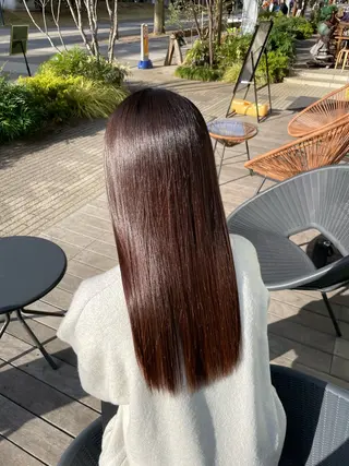 ロング カラー パーマ ヘアアレンジ 加藤 愛実のヘアスタイル