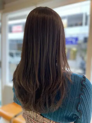 ロング カラー 菊地 美憂のヘアスタイル