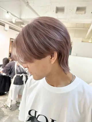 ショート カラー メンズ 【バレイヤージュ】 kentoのヘアスタイル