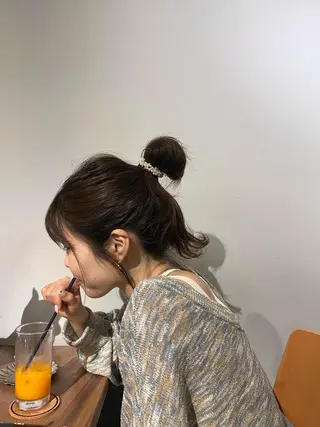 セミロング saki/Insta fleur_sakiのヘアスタイル