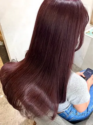 ロング カラー 暖色/まろベージュ/ シカタユウカのヘアスタイル