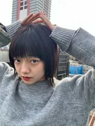 ミディアム カラー 浦和Lond 山本賢人のヘアスタイル
