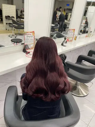 ロング カラー ヘアアレンジ 💗横浜美容室 💗HARUNAのヘアスタイル