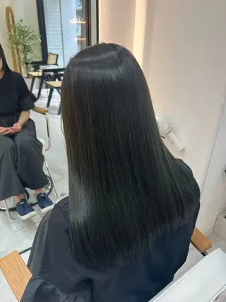 ロング 韓国ヘア🩶侑矢 艶髪透明感/福岡のヘアスタイル