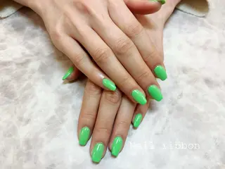 ネイル ネイルリボン 笠井のネイルデザイン