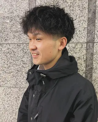 パーマ メンズ 髪質改善/艶カラー Hiroakiのヘアスタイル