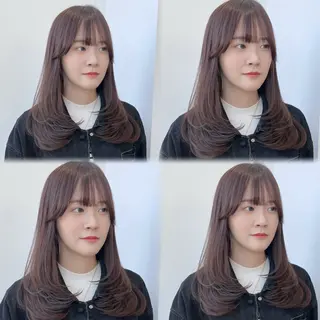 セミロング レイヤーくびれヘア アレンジmanakaのヘアスタイル