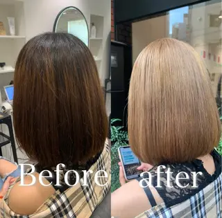 ミディアム 【酸性ストレート】 宮下和明のヘアスタイル