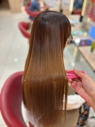 ロング カラー//了戒 美希 //伊勢原のヘアスタイル