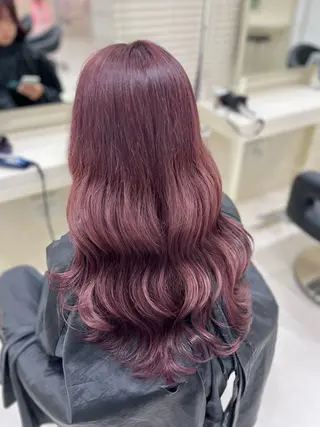 カラー ベージュ・ラベンダー カラー🎀りりのヘアスタイル