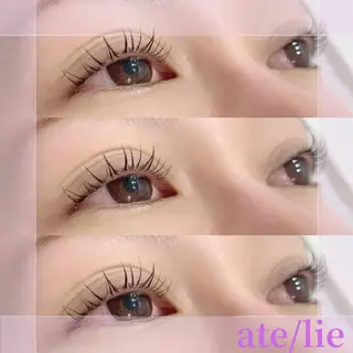 マツエク・マツパ ate/lie アテリアのマツエク・マツパデザイン