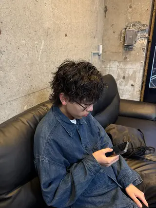 ミディアム パーマ メンズ 【メンズスタイル】 YUKI🌿高田馬場のヘアスタイル