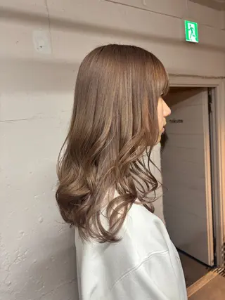 セミロング カラー 🩵似合わせカット SEIRA🩵のヘアスタイル