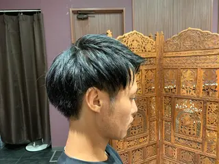 ショート パーマ メンズ labyrinthノーブル所属・メンズ特化西村 雄太のヘアスタイル