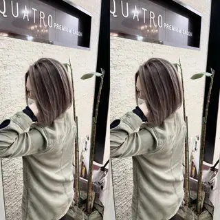 ミディアム Y Uのヘアスタイル