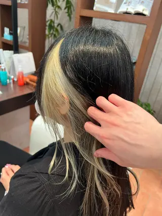 ロング カラー M.SLASH センター北所属・山内 七鐘のヘアスタイル