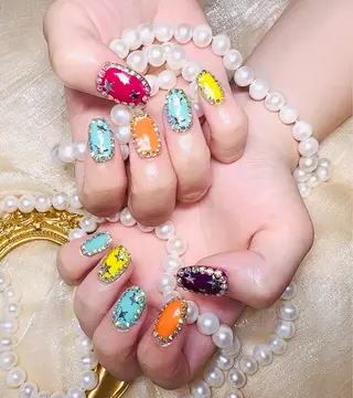 ネイル 伊原 羽美のネイルデザイン