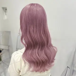 ミディアム カラー 🎀🧁ダメージレス 艶髪カラー🧁🎀のヘアスタイル