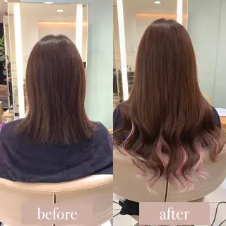 ロング カラー エクステ　ユノキ リョウタのヘアスタイル