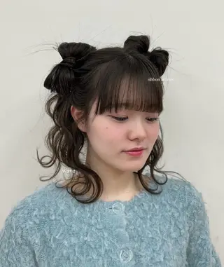 ヘアアレンジ アレンジカラー モデル🎀yuuiのヘアスタイル