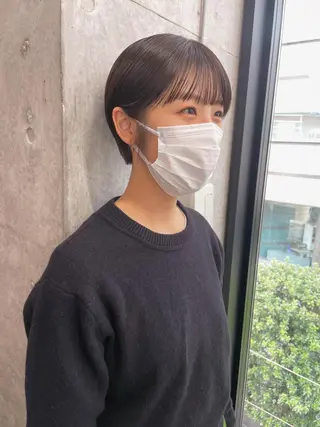 ショート 石上 沙也香のヘアスタイル