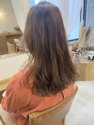 カラー セミロング 🌸花屋併設🌸石垣 友基のヘアスタイル
