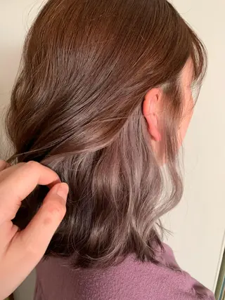 ミディアム ✨艶カラー/韓国ヘア ✨momoriのヘアスタイル