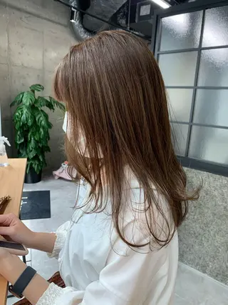 ロング カラー Leben所属・垢抜けヘア♡柔らかい カラー/mihoのヘアスタイル