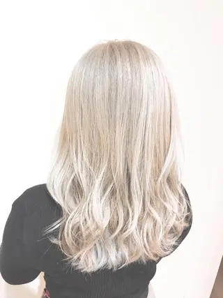 ロング カラー 💓シールエクステ ルミエールのヘアスタイル
