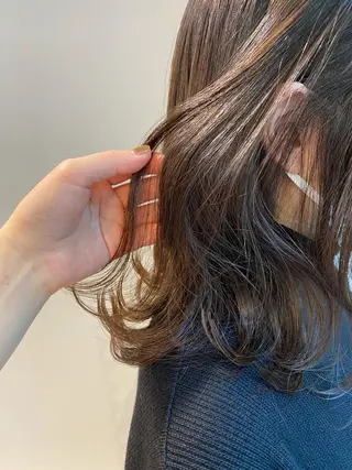 ミディアム GO TODAY SHAiRE SALON 原宿Stella店所属・𓍯柔らかhair 𓍯 yukinoのヘアスタイル