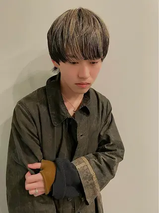 ミディアム カラー SALOWIN所属・ブリーチ✍️ ボブ✨レイヤーのヘアスタイル