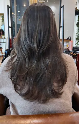 カラー 東茉央/透明感カラー /パーマ🧸銀座のヘアスタイル