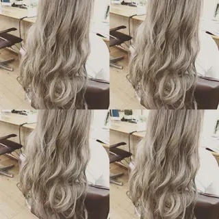 セミロング カラー アンダーバーホワイト_WHITE所属・_WHITE芝本 賢吾【天王寺店】のヘアスタイル