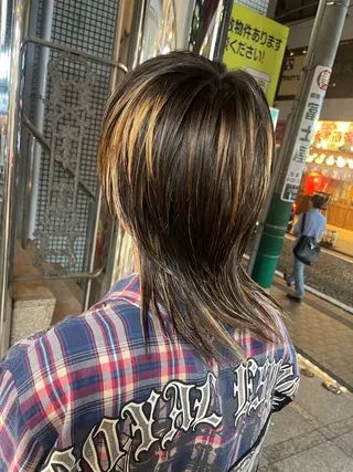 メンズ ⚜️ウルフカット⚜️ タナミ　ミハルのヘアスタイル