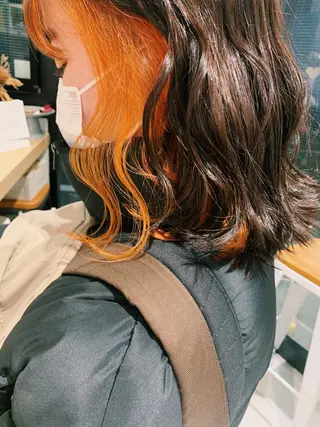 ミディアム haru/レイヤー/ ウルフのヘアスタイル