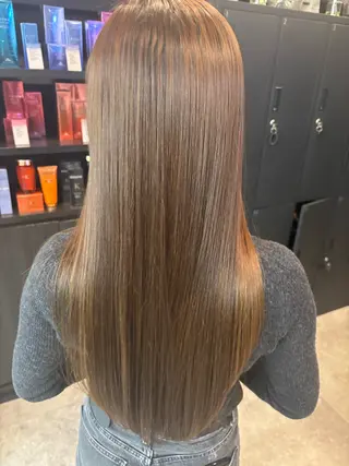 セミロング sand clear所属・戸森 manakaのヘアスタイル