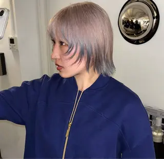 ショート カラー hair salon　丹tan所属・Rena✴︎トレンド ×スタンダードMIXのヘアスタイル