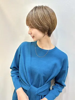 ショート emiwo石川町所属・増田 耀のヘアスタイル