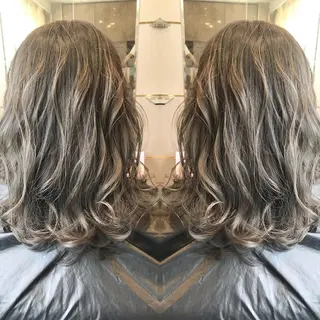 ミディアム カラー パーマ 🫧代表/新宿駅近/ 限定価格🫧田辺貴裕のヘアスタイル