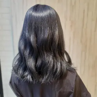 セミロング カラー EARTH 池田 雄太のヘアスタイル