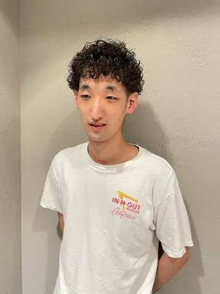 ショート パーマ メンズ メンズ/特殊ヘア パーマ🕷️小夏貴也のヘアスタイル