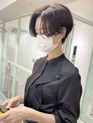 ショート HAZEL博多所属・博多美容室 𝑳𝒊𝒏𝒂🩷のヘアスタイル
