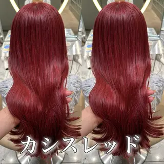 セミロング カラー ブリーチなし/暖色/ 透明感/ririkaのヘアスタイル