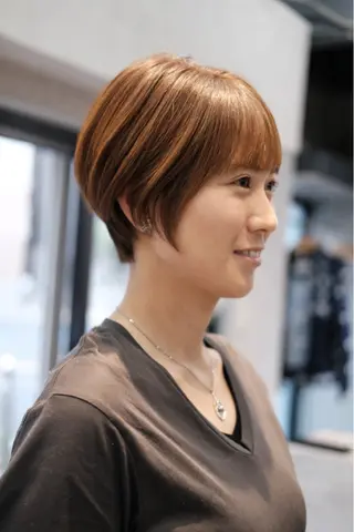 ショート Umu所属・✳︎透明感カラー✳︎ ボブ✳︎nanaのヘアスタイル