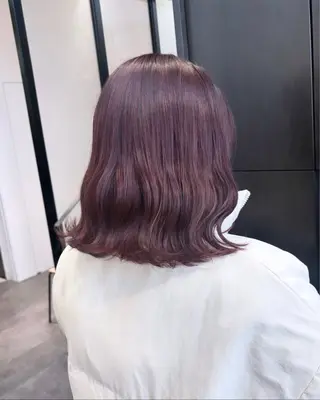 ミディアム カラー 💗ガーリーヘア🎀 saki💗のヘアスタイル