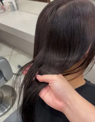 ロング earth銀座 青山のヘアスタイル